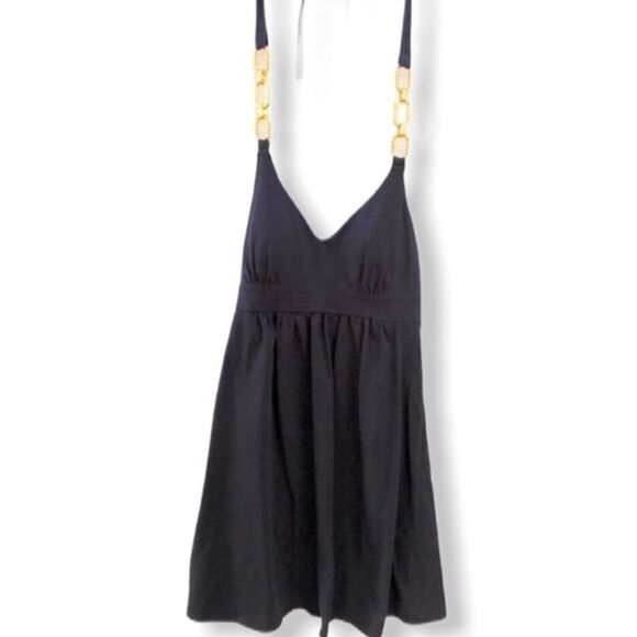 VS Bra Tops Tops - VS Bra‎ Tops Halter Swim Top With Gold Trim